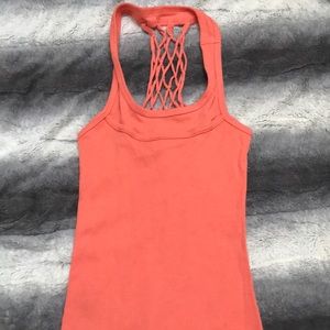 Orange tank top